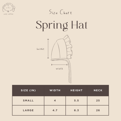 Spring Hat in Blush